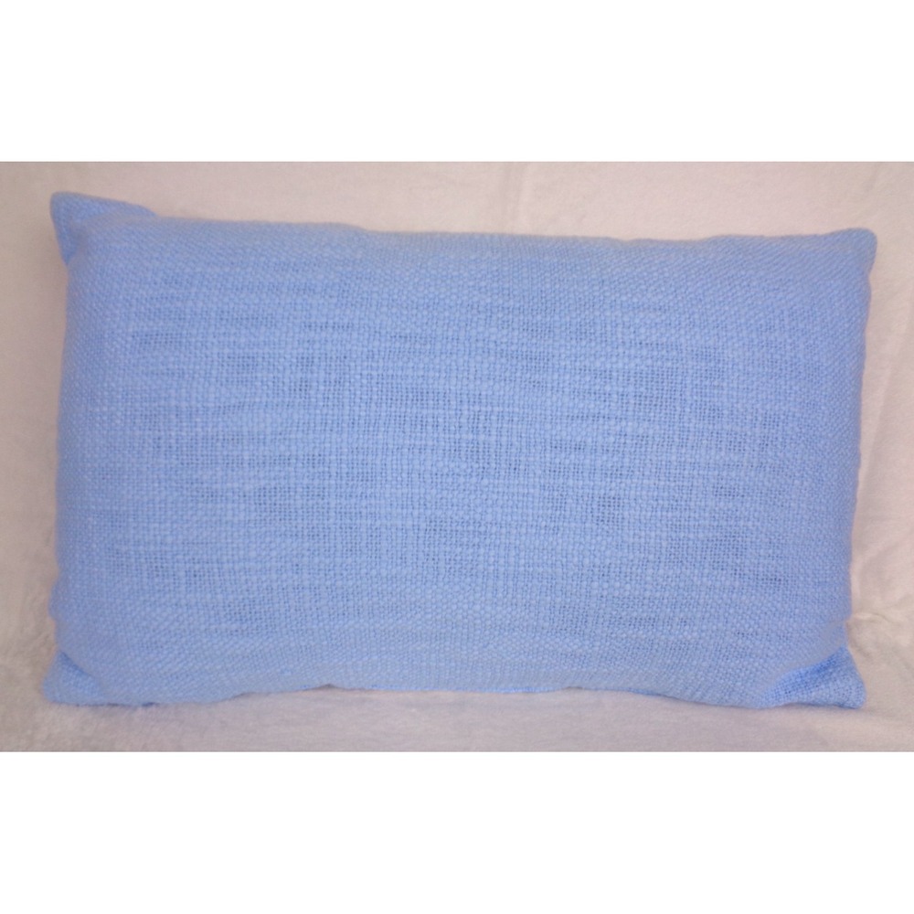 Light Blue Throw Pillow 12"x18" Decorative Accent Pillow Room Essentials